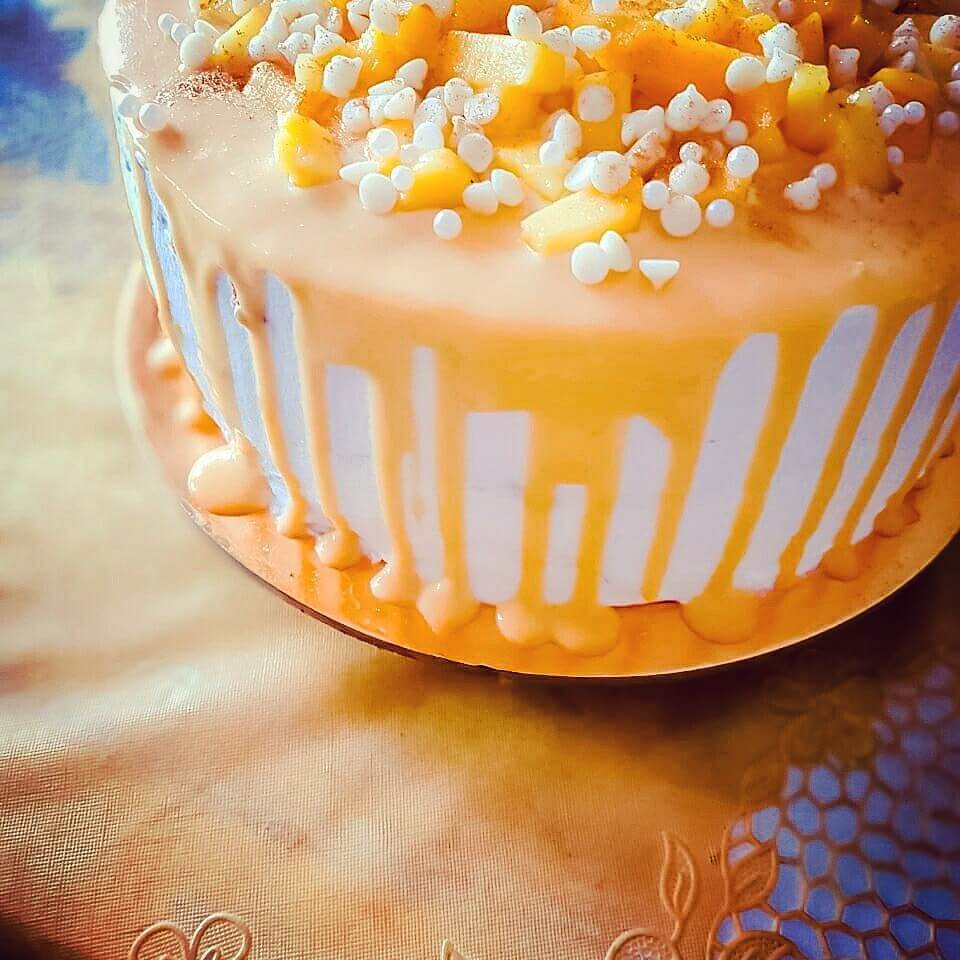 Mango Vanilla Cake